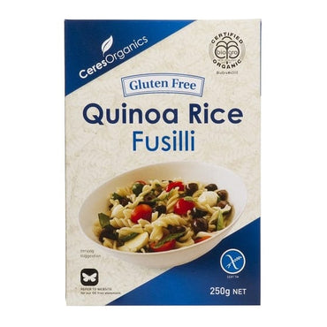 Ceres Quinoa Rice Fusilli Pasta 250g
